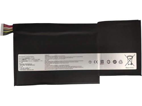 BTY-M6J, BTY-U6J ersatz Laptop Akku fuer MSI GS63 7RE-009CN, GS63 7RE-018CN, 11,4v, 5700mAh / 64,98Wh