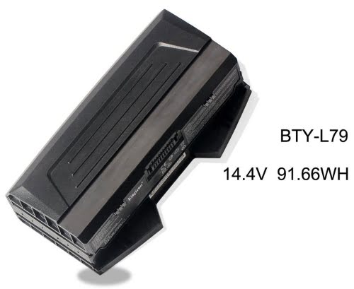 4ICR19/66-2, BTY-L79 ersatz Laptop Akku fuer MSI HTCVIVE VR One 7RE-231CN, 6365mah / 91,66wh, 8 zellen, 14,4V